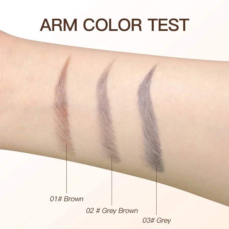 Life Girls Flüssiger Augenbrauenstift, 0,01 mm, ultrafein, glatt, wasserfest, einfache Anwendung, natürliches 3D-Augenbrauen-Make-up