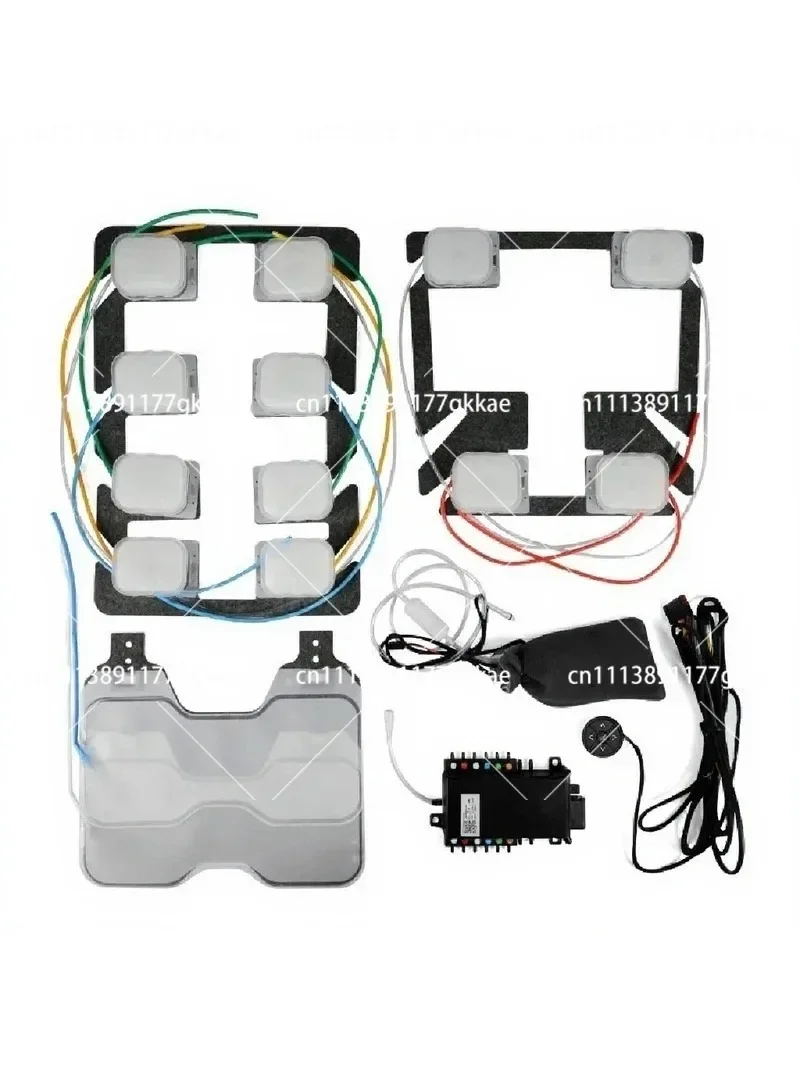 12 Air Bag Massage Car Seat Cushion 2 Modes Lumbar Support Long Distance Driving Comfort Auto Seat Pad