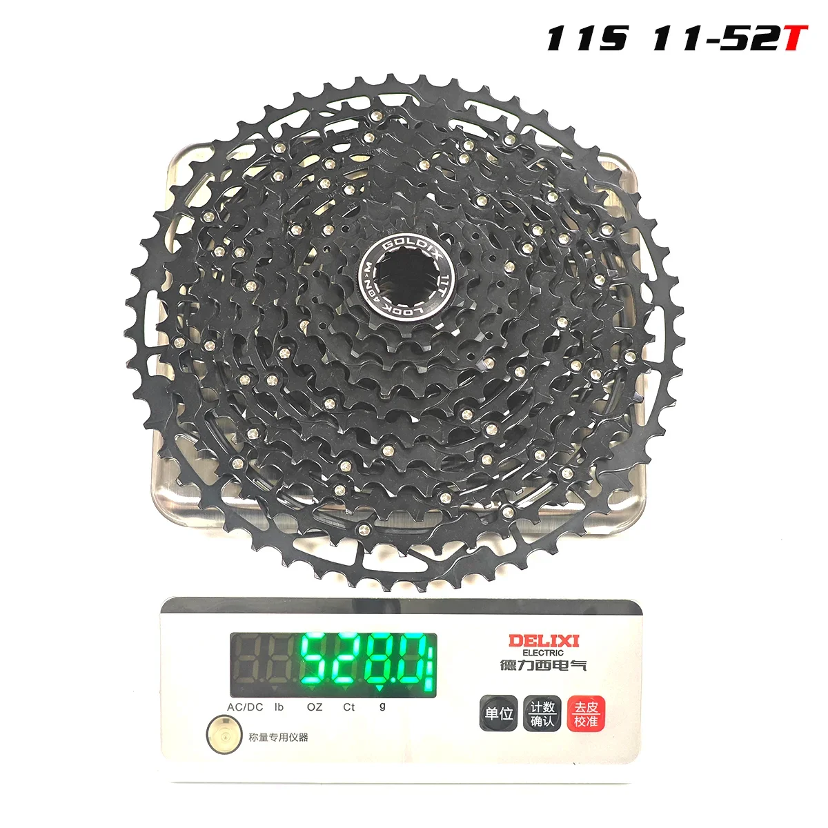 GOLDIX Ultraleichte MTB-Kassette 9-13 Gänge HG Freilauf Carbonstahl Fahrradkettenblatt für Mountainbike-Antriebsstrang-Ersatz