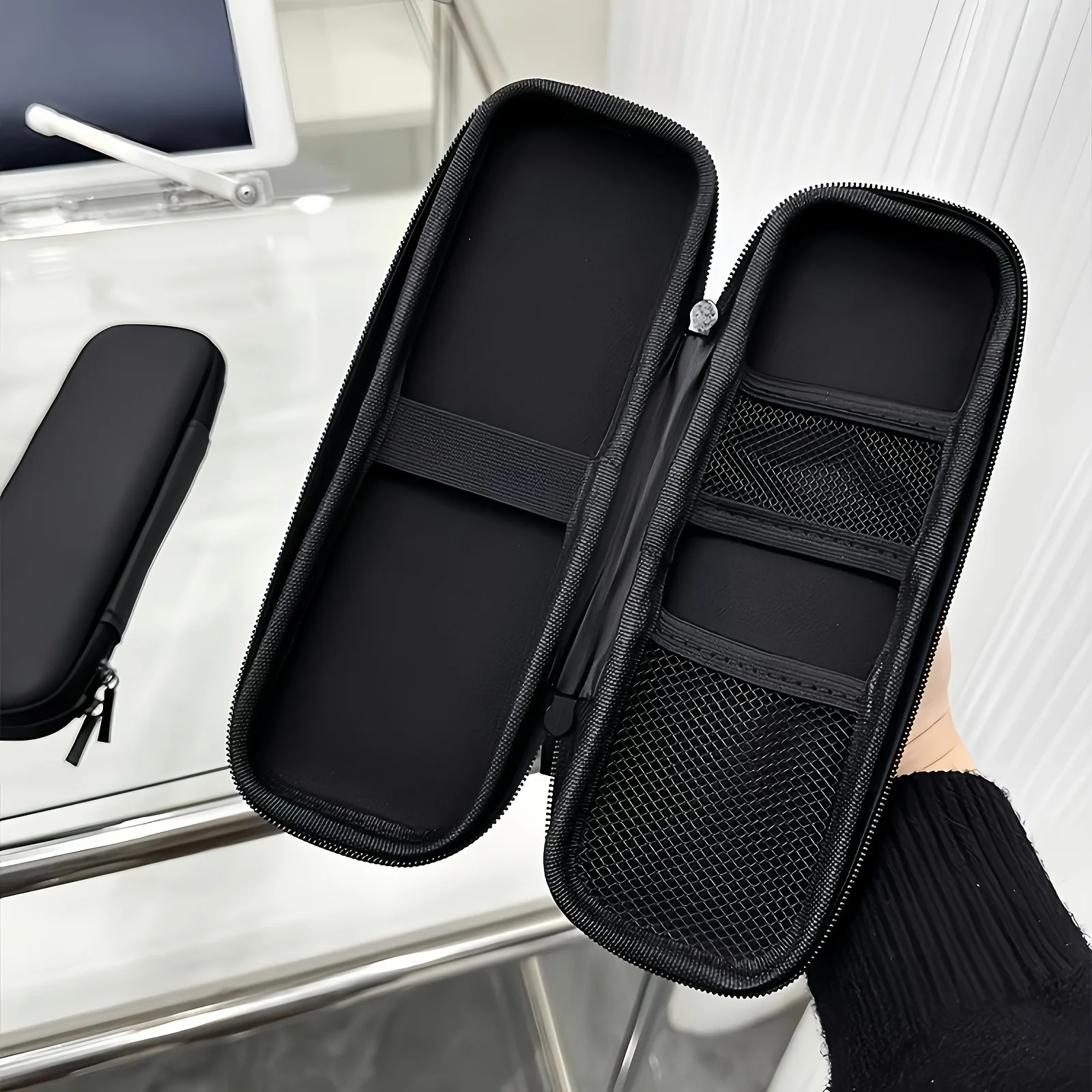 Przenośny organizer na pędzle do makijażu - duża pojemność, pyłoszczelna kosmetyczka, profesjonalne przechowywanie podróżne dla artystów