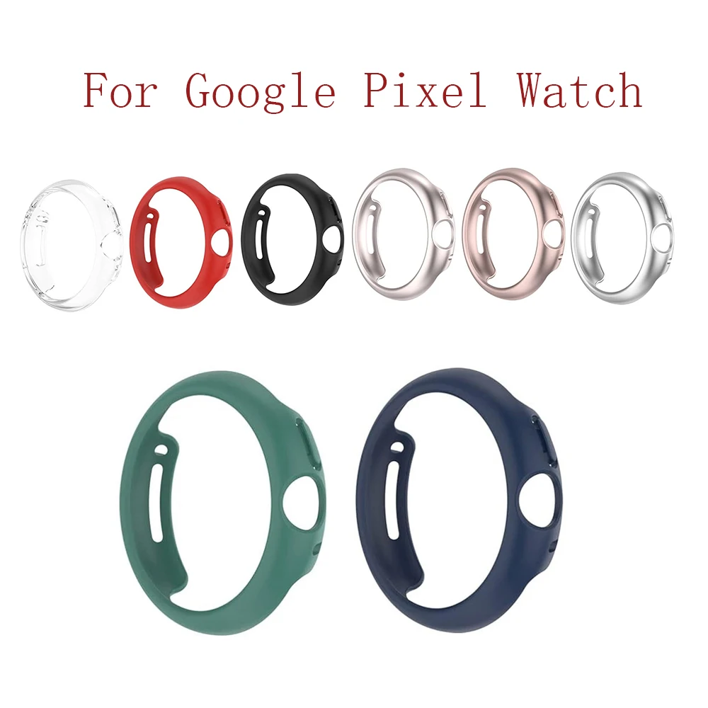 Étui pour Google Pixel Watch 2 (2023) et Google Pixel Watch 1(2022) (pas de protection d'écran), cadre de protection 256 PC dur, 2 pièces