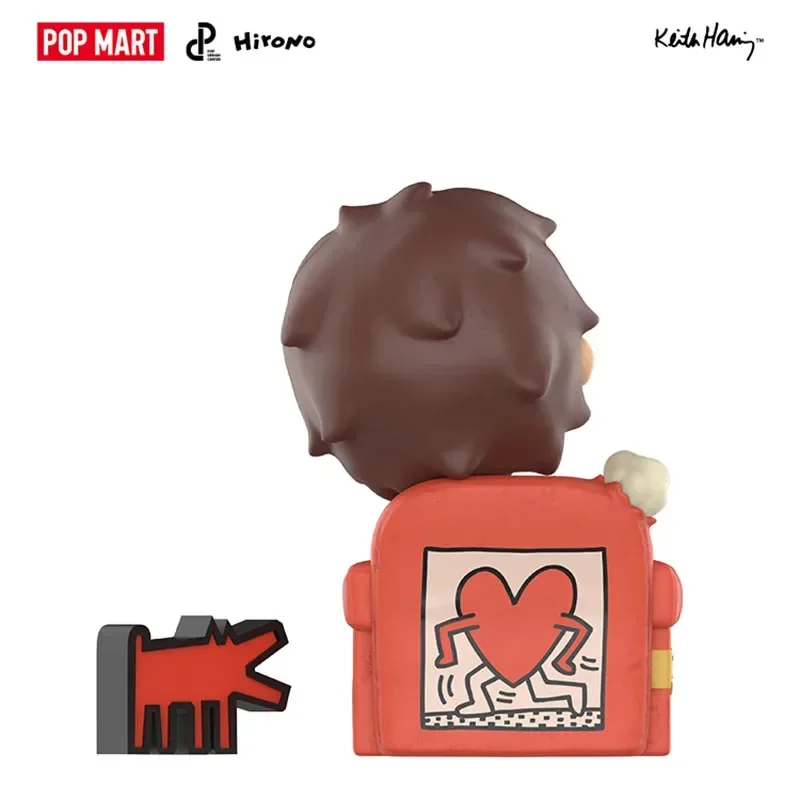 POP MART Hirono X Keith Haring Series Blind Box Random Mystery Box Mistery Action Figure Surprise Cute Model Birthday Gift