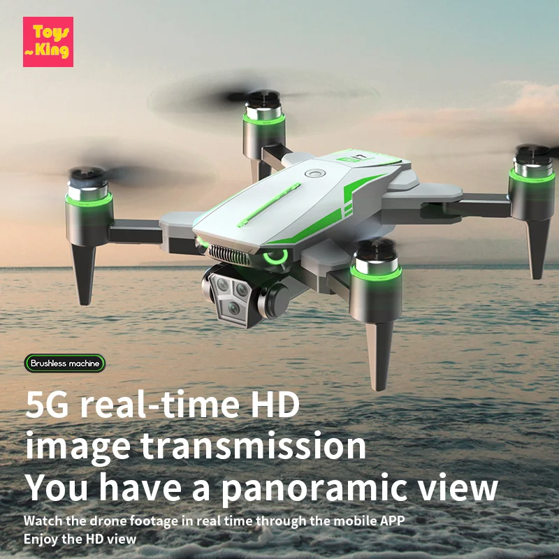 

2,4G APP Дистанционное Управление 4K Дрон 4CH 360 Stunt HD Аэрофотосъемка Бесщеточный Оптический Поток Двойная Камера Квадрокоптер Детские Игрушки