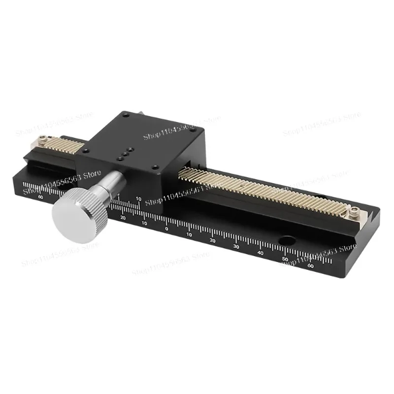 طاولة منزلقة يدوية LWX40 X-Axis - منصة تشذيب متوافقة طويلة المدى (الطول = 100-500 مم) #2