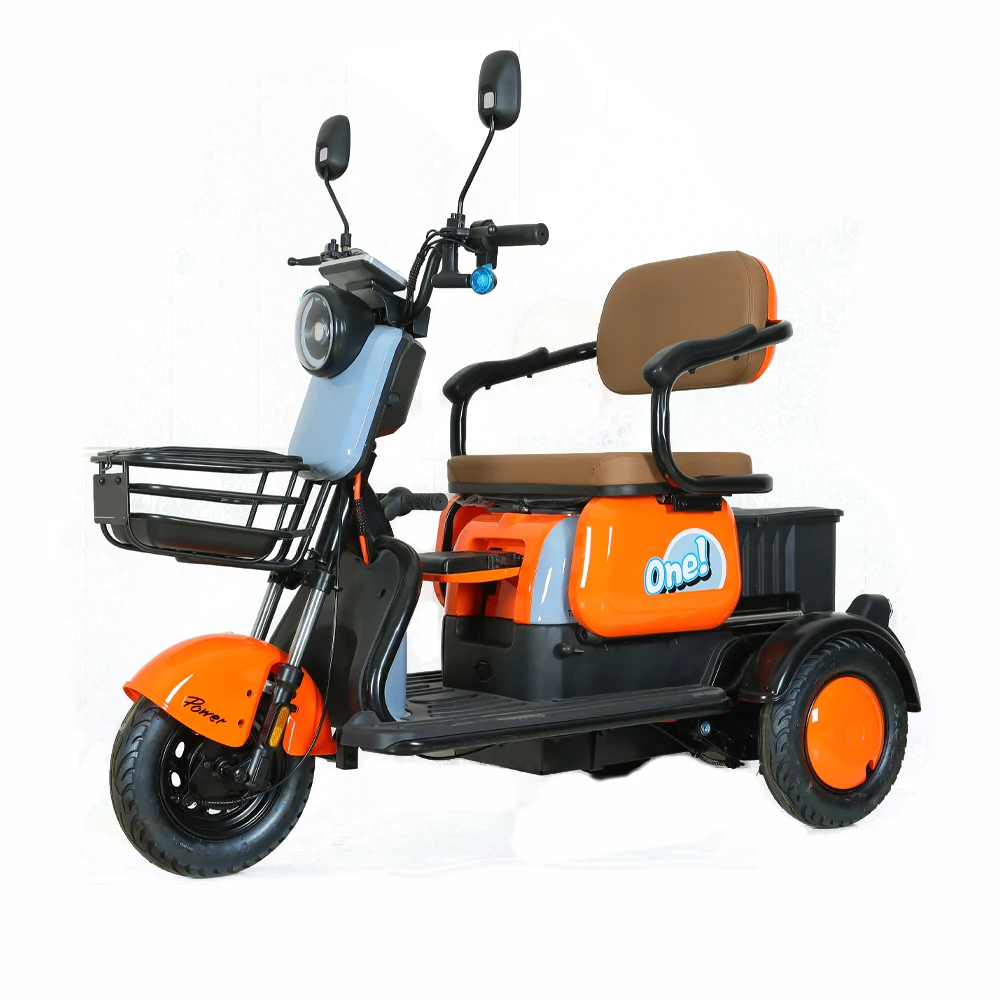 

Электрический грузовой трицикл 500 Вт, 3-колесный пассажирский электровелосипед, 3-колесный электроскутер