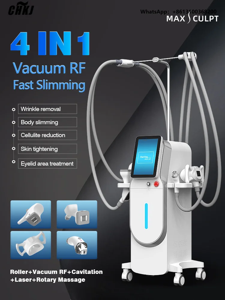 2025 Hot Selling 40k Vacuum Cavitation Vela Roller Machine Reduce Fat Anti-aging Massage Weight Loss Machine Beauty Loss Device