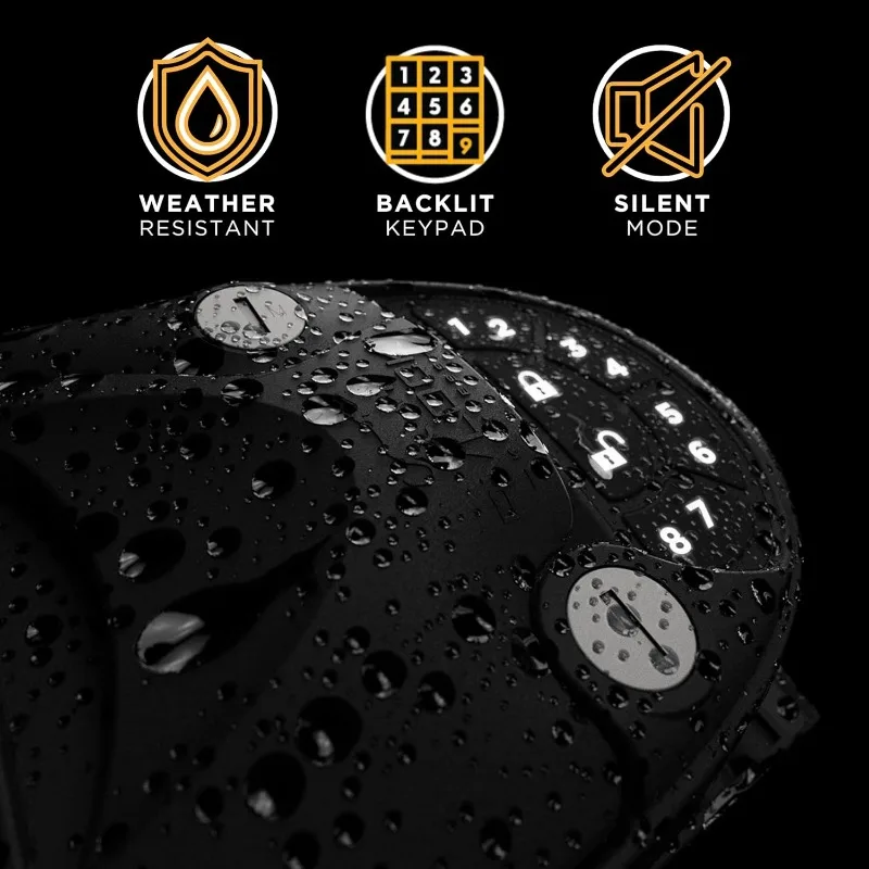 Door Lock Keyless Entry Keypad, Durable Camper Door Latch, and Premium RV Lock Replacement with Patented Security Technology