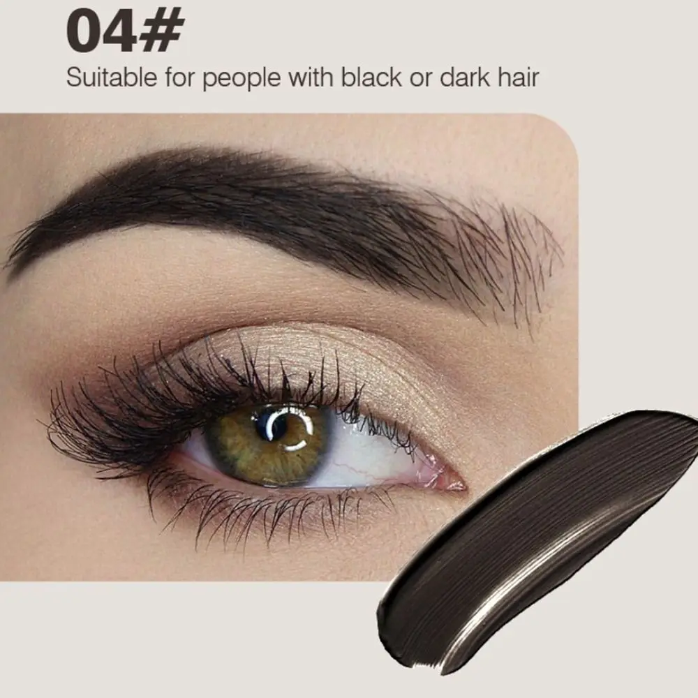 EyebloggBrush Gel Teinture Sourcils, Outil de maquillage, Longue durée, Naturel, Teinte 3D, Liquide, Crème, Rehausseur
