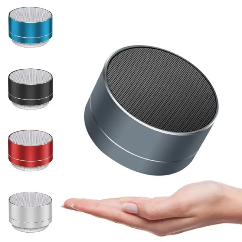 A10 Bluetooth Speaker Aluminum Alloy Portable Small Steel Cannon TF USB AUX Aduio Wireless Connection To Mobile Phone Computer