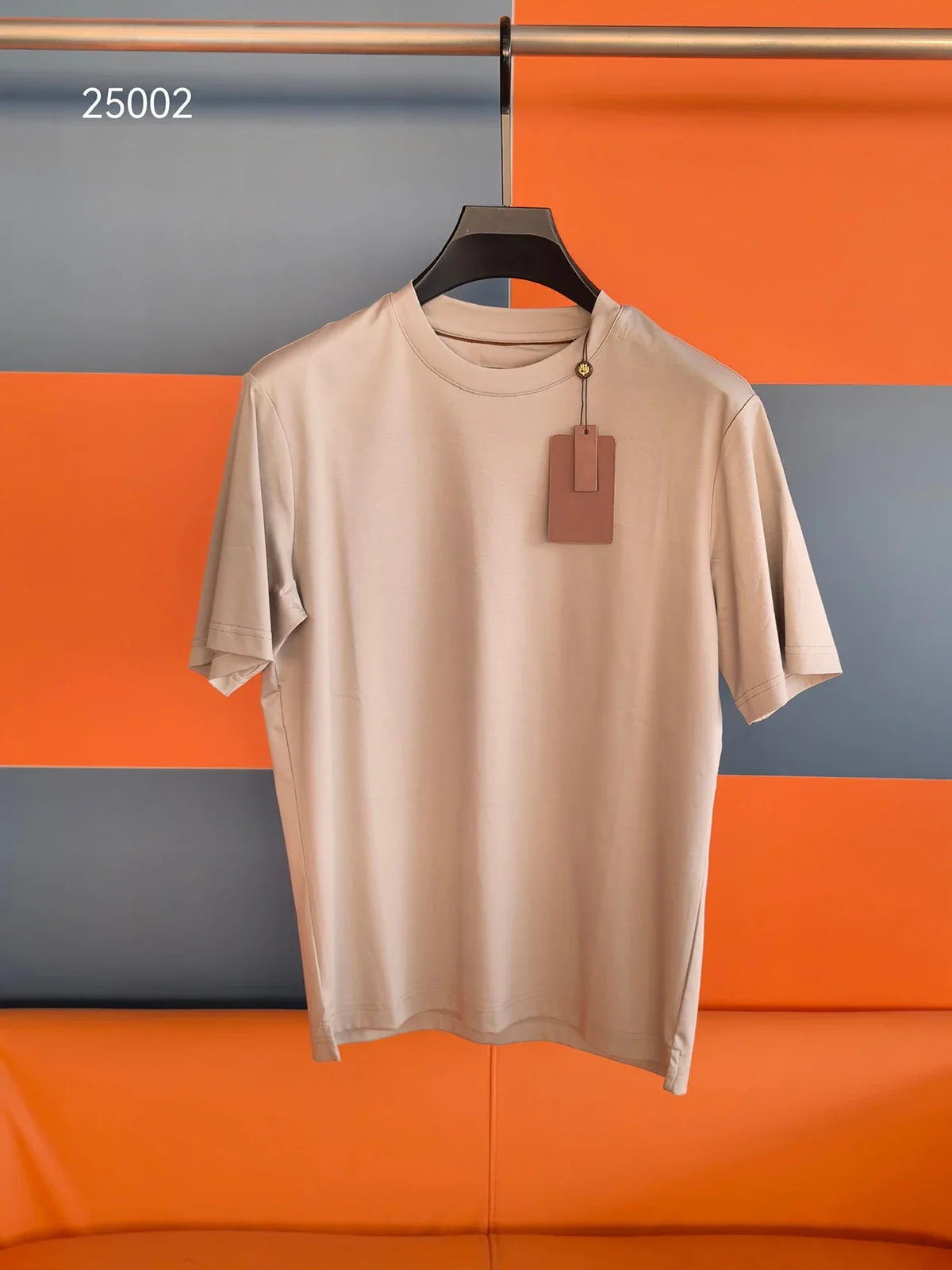 BILLIONAIRE BLSK CPRT T-Shirt Cotton men 2025 New Casual Solid color Straight elastic short sleeve thin round neck size M-XXXL