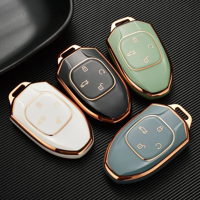 New TPU Car Remote Key Shell Case Cover  Key Protect Holder Fob For GAC Trumpchi GS7 GS8 GM8 GS5 GA6 GM6 Car key Bag Accessories