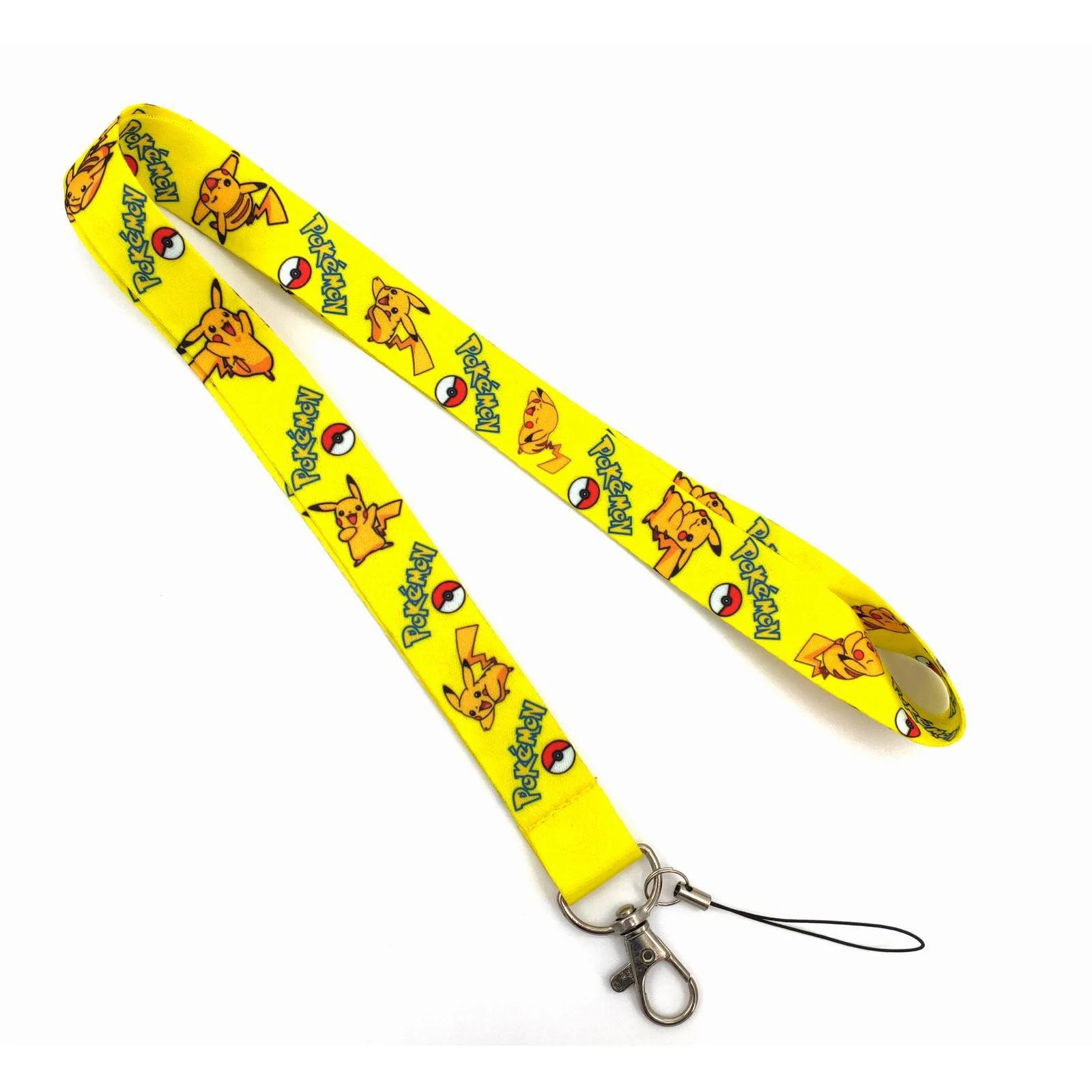 Anime Pokemon Pikachu Lanyard for Key Neck Cartoon Pikachu Strap Lanyard Card Id Badge Holder Key Chain Cartoon Hang Rope Toys