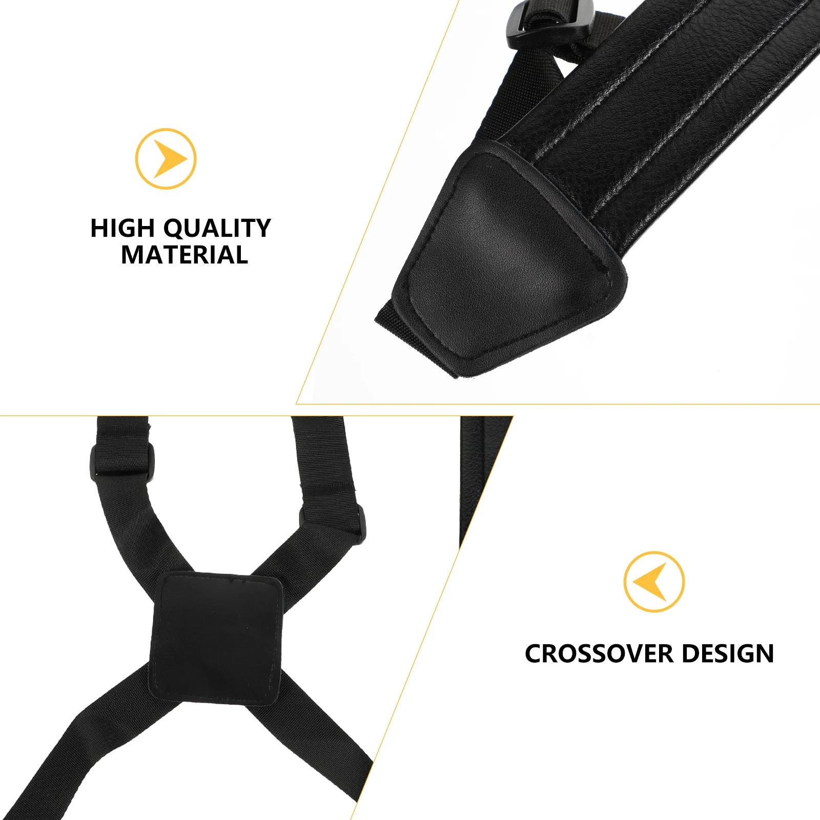 

Saxophone Shoulder Strap Adjustable Universal Belt Tool Wiring Harness Black Child