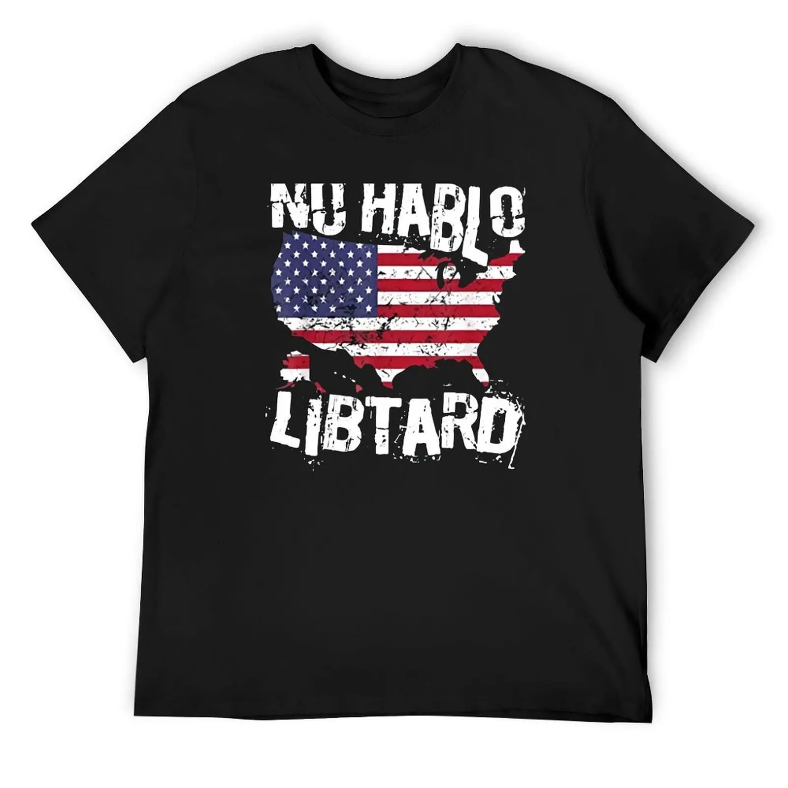 

Check-Out No-Hablo-Libtard-Flag-Men-T-Shirt T-Shirt heavyweights hippie clothes mens white t shirts