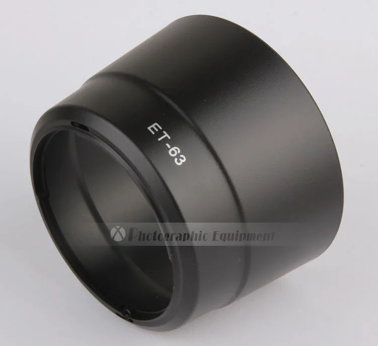 10PCS Camera Lens Hood 58mm ET-63 Bayonet Mount Fits for DSLR 100D 700D Rebel T5i with EF-S 55-250mm f/4-5.6 IS STM Lens