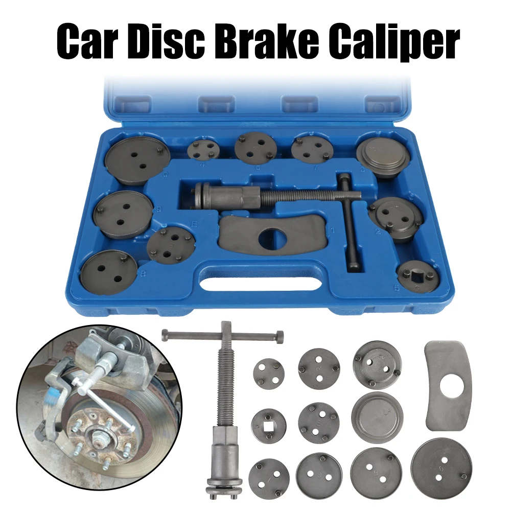 12PCS/13PCS Piston Compressor Car Repair Tool Kit Set Car Disc Brake Pump Regulator Caliper Durable 1 Set Rewind Back Brake