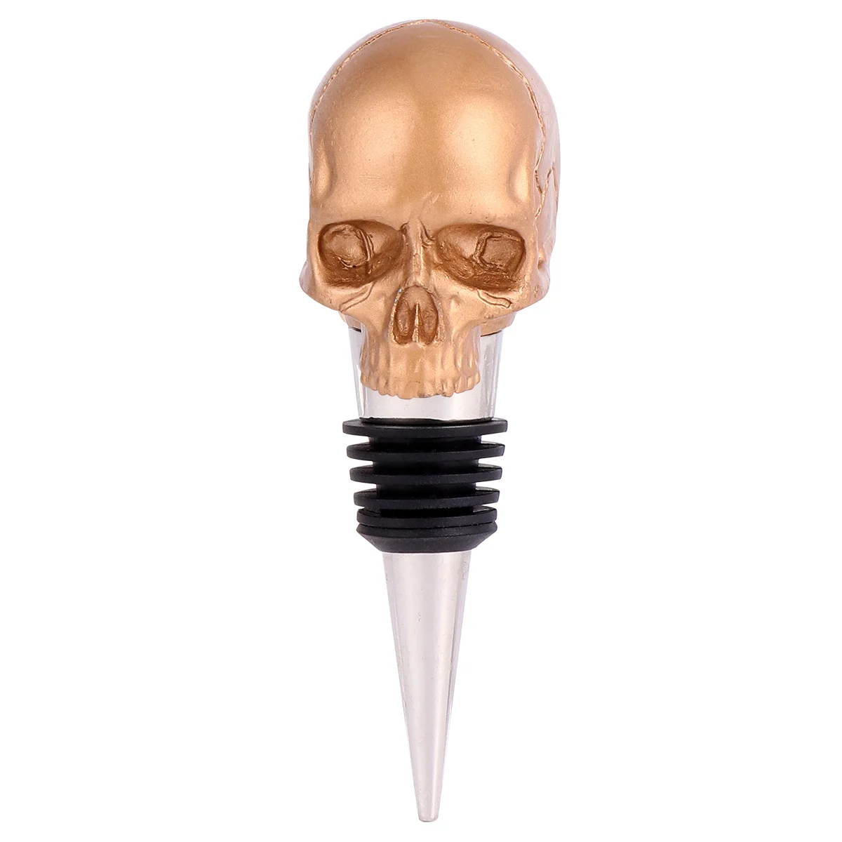 

Decorative Stopper Bottle Halloween Skull Alloy Stoppers Creative Shaped Party Favors