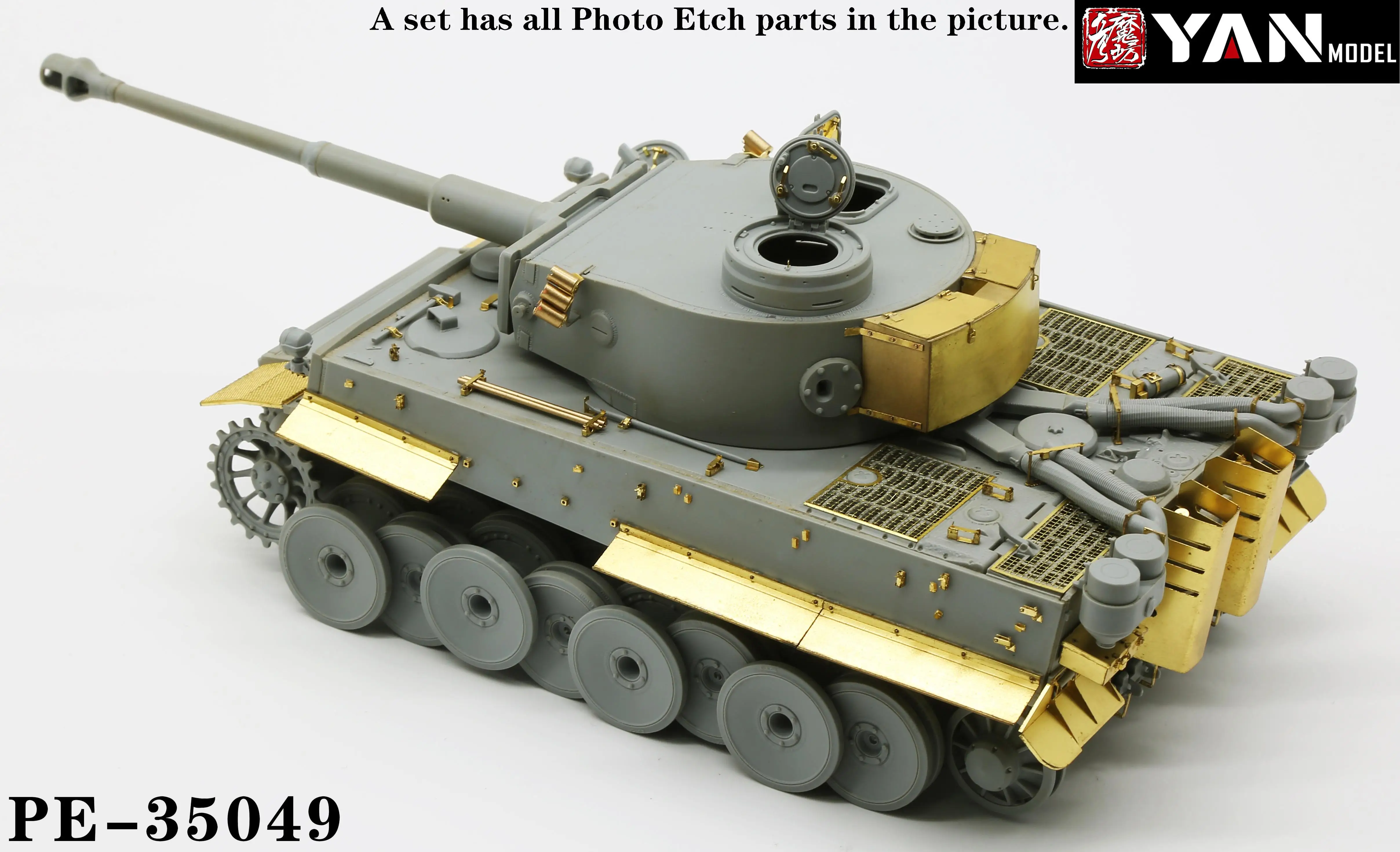 Yan Model 1/35 Sd.Kfz.181 Early 1943 North African Front Type(for Dragon 6608)