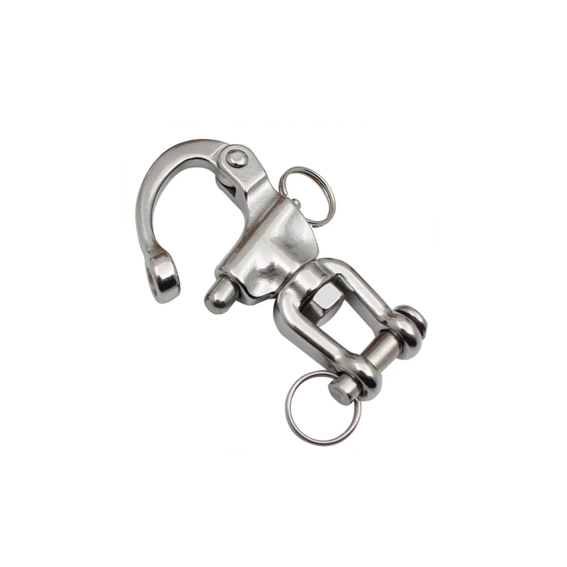 Eye Shackle Quick Release Bail Rigging Sailing Boat Marine Stainless Steel Clip 70/87/128mm L9BC