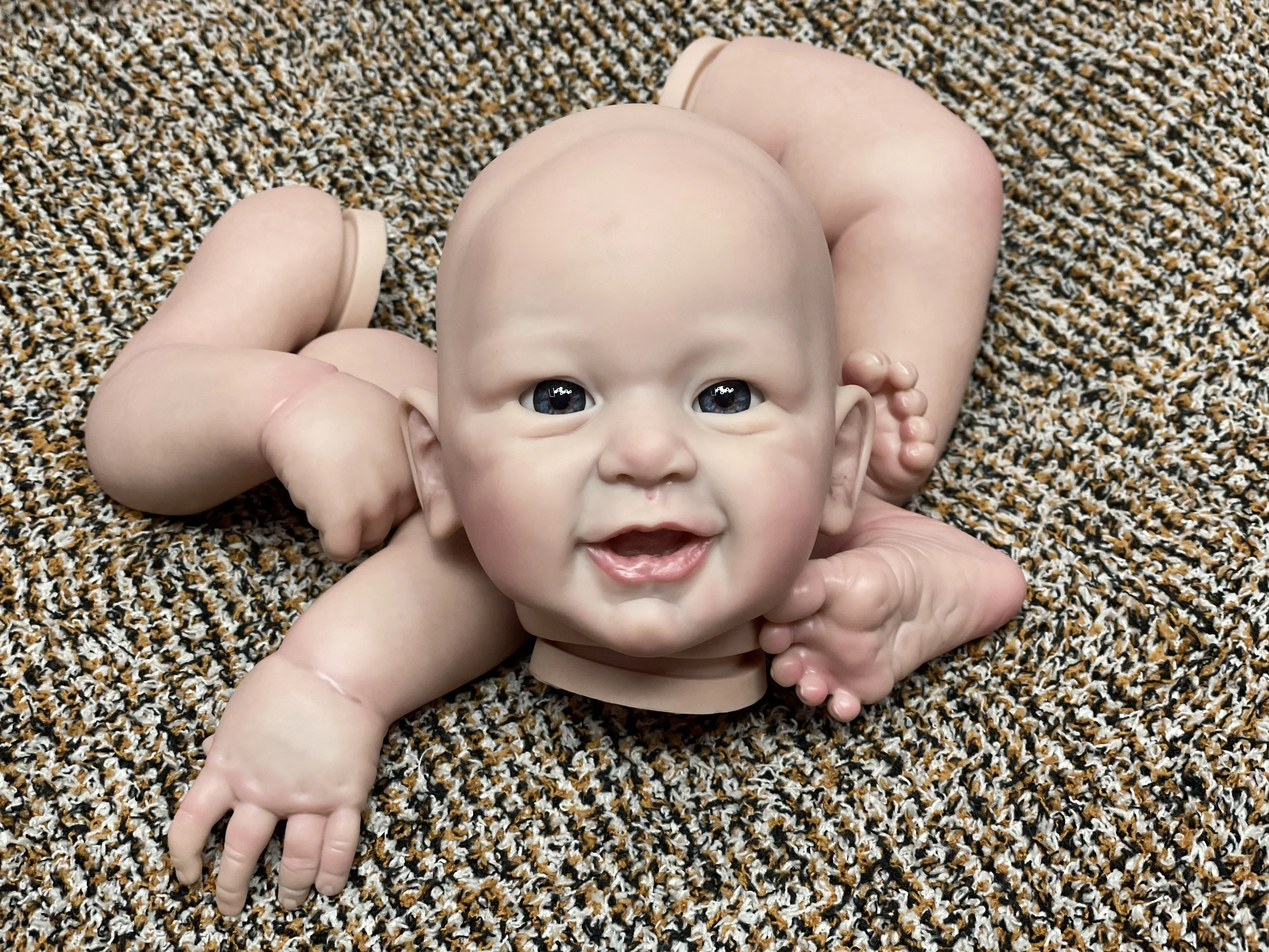 Phoenix & Missy Bebe Reborn Doll Kits Handmade Painted Lifelike Real DIY Kit Reborn With Visible Veins Reborn Kits Sin Pintar