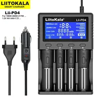 Liitokala Lithium-Battery Charger Lii-S8 Lii-600 Lii-500S Lii-PD4 Lii-500 LCD 3.7V 18650 18350 18500 21700  14500 26650 AA NiMH