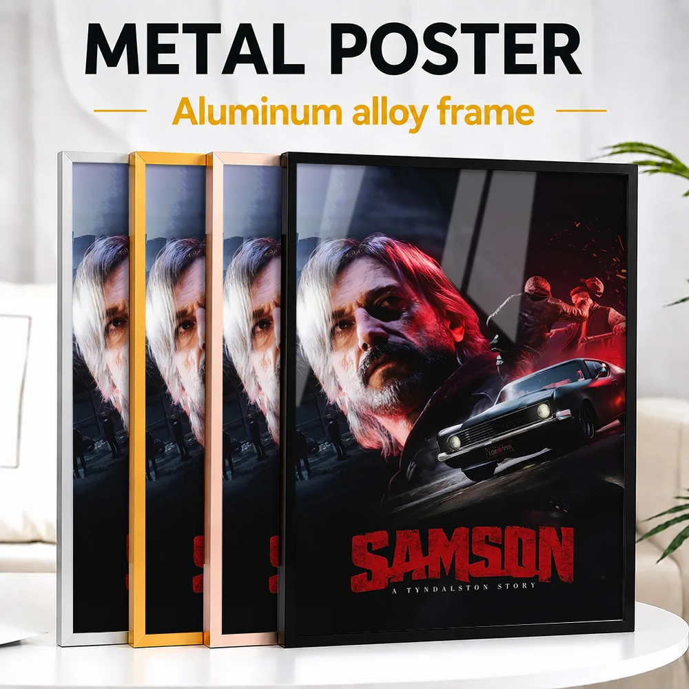 Samson A Tyndalston Story Game Framed Metal Print Customized Hero Tribute Wall Art Designed For Players To Display In Studio