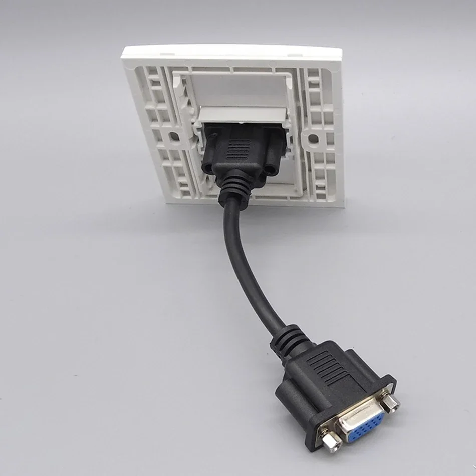 Painel vga com cabo de extensão, 86 tipos fêmea, extensão multimídia, tela hd, projeção, soquete vga