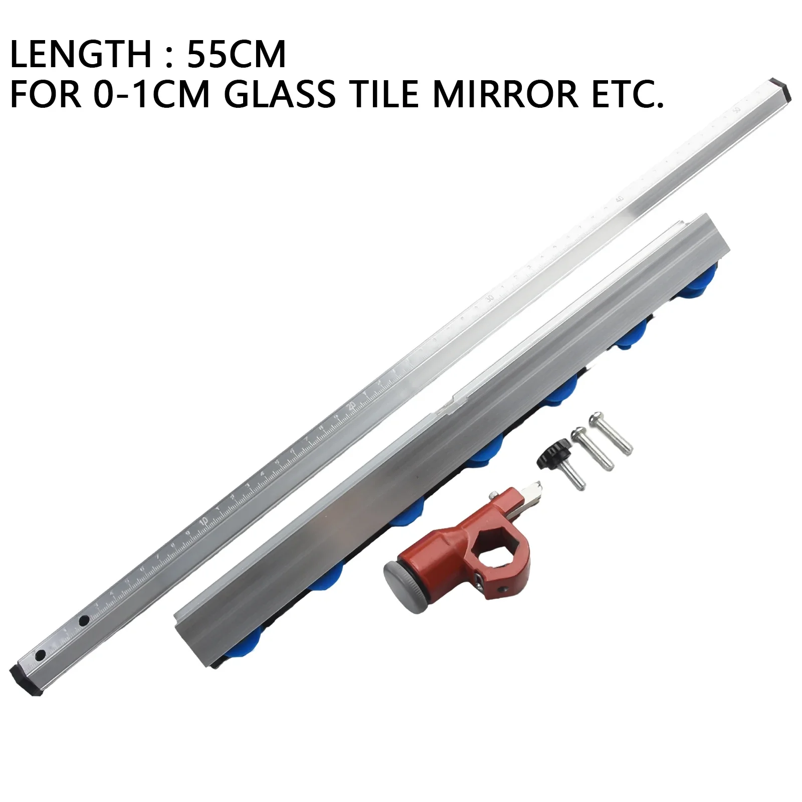50cm/19.68'' Glass Push Roller Diamond Thick Tile Scraper For Glass, Tile And Mirror Glass Cutter Hand Tools