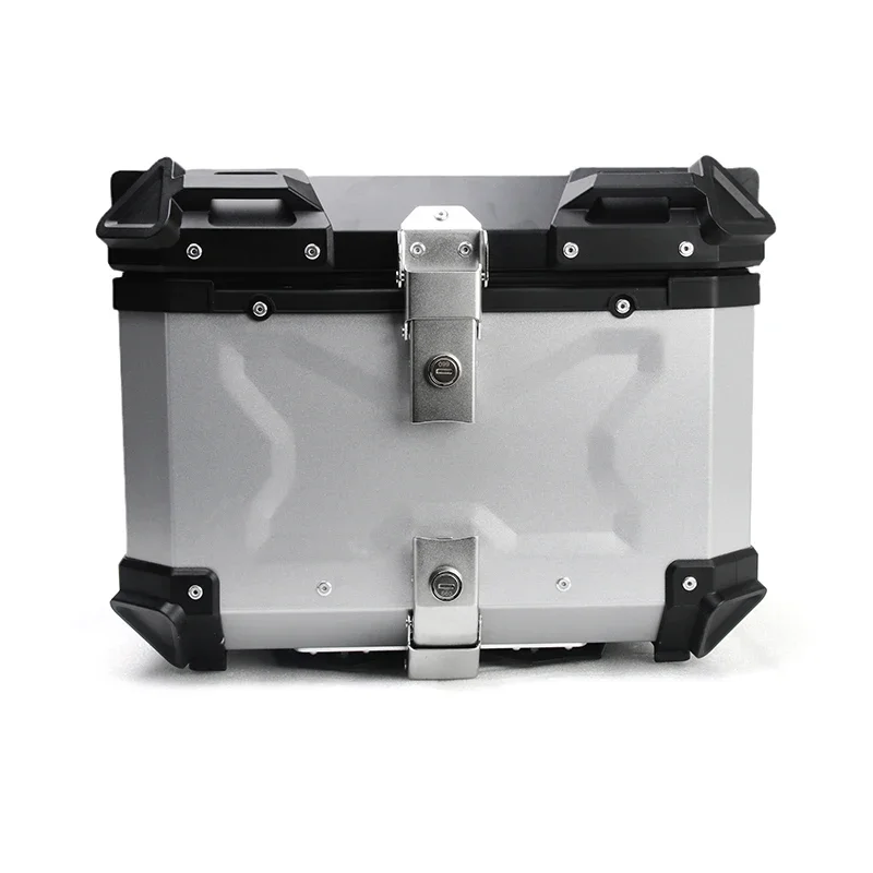 Motorcycle Trunks Anti-collision 45L Motorcycle Luggage Tail Box OEM Aluminum Alloy Motorcycle Trolley Case Tail Box