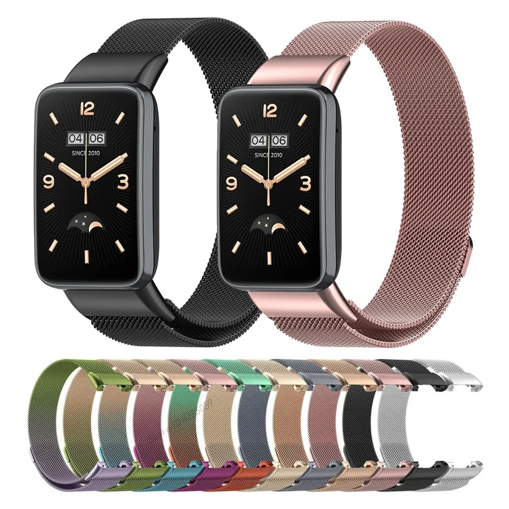 Milanese Loop Strap For Xiaomi Mi Band 7 Pro Smartwatch Metal Band Wristband For Mi Band 7 Pro Replacement Bracelet Accessories