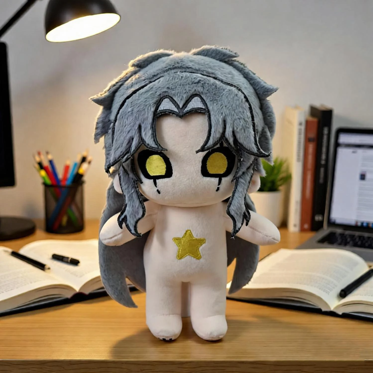 

20 см Freak Circus Pierrot плюшевое мультяшное платье Pierrot плюшевая кукла игрушки для тела Коллекционная фигурка подарки