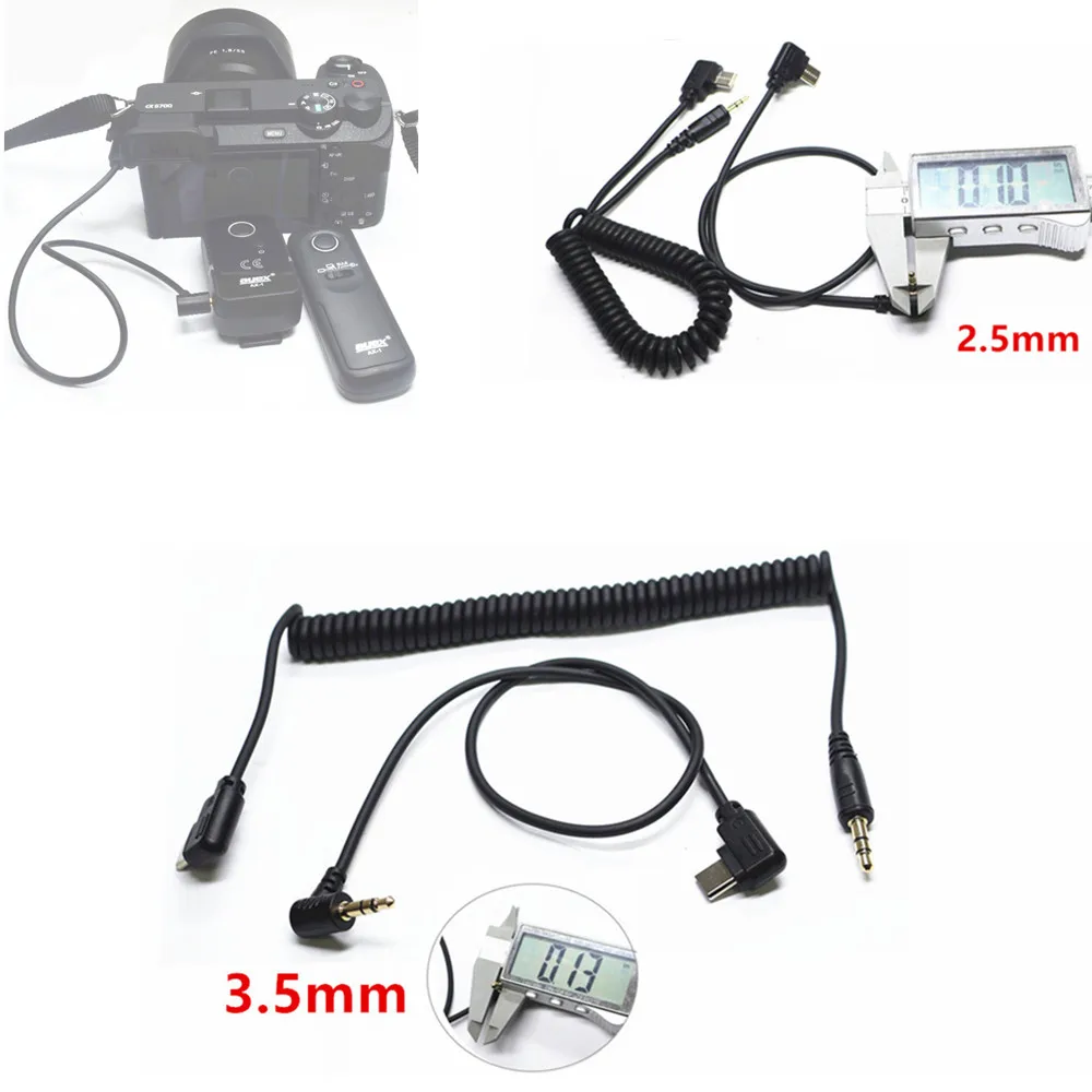 2.5/3.5mm to Type-C Remote Control Shutter Cable Connecting Cord for Sony A7CII, A7CM2, A6700, ZV-E1, ZV-E10II ZV-E10M2 A7CR A7V