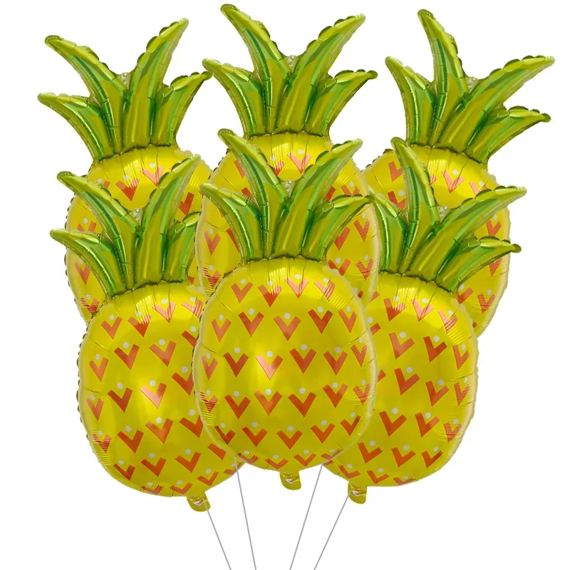 6/8 stücke Obst Ballons Erdbeere Avocado Folie Helium Ballon Wassermelone Orange Kaktus Ballon kinder Thema Party Dekoration – Detail 9