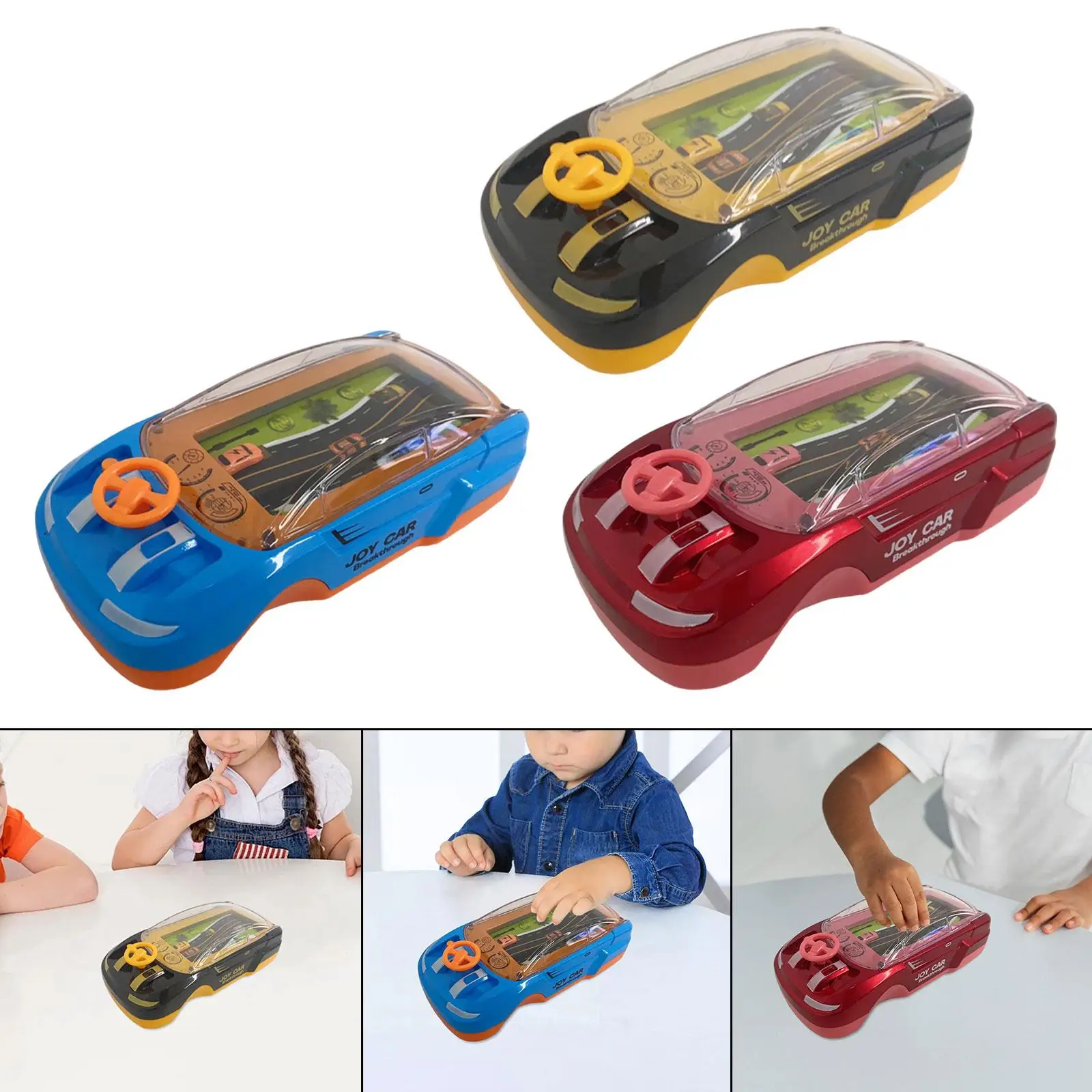 

Car Game Toy for Kids Realistic with Music Adjustable Lighted Simulation Driving for Traveling Preschool Gift Boys Birthday