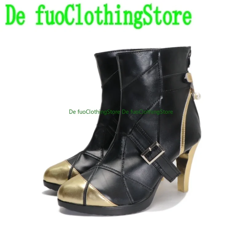 

DefuoClothing Anime Comic Exhibition Cosplay Shoes Exclusive Zero Evelyn Cosplay Shoes Shuvalier Anime High Heels Shoes