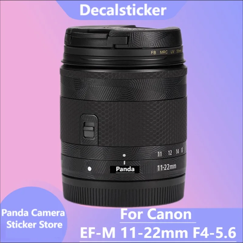 For Canon EF-M 11-22mm F4-5.6 IS STM Anti-Scratch Camera Lens Sticker Coat Wrap Protective Film Body Protector Skin Cover