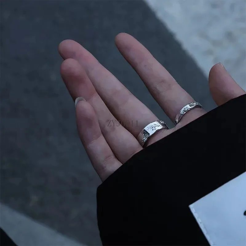 Модное модное преувеличенное кольцо в стиле панк, простой стиль, женский крутой дизайн, креативный женский ювелирный подарок золотого, серебряного цвета