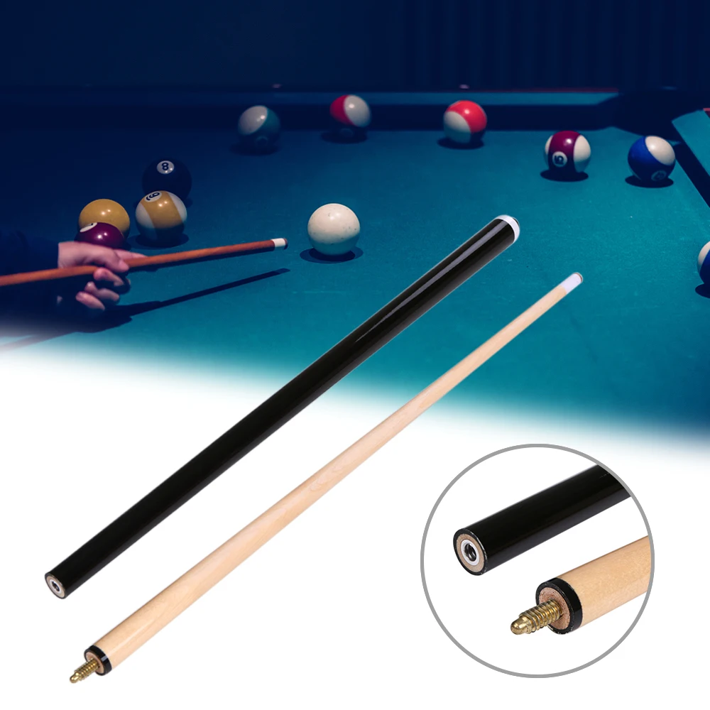 Billiards Cue Children's/Adult's Pool Stick Whitewood Rear Fork Design 1/2 Split Suitable for Home and Bar Accurate and Straight