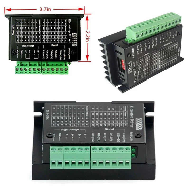 Hot TB6600 4A 9-42V Stepper Motor Driver CNC Controller With Stepper Motor Nema 17 Bipolar 1.7A 40N.Cm Holding Torque And Motor