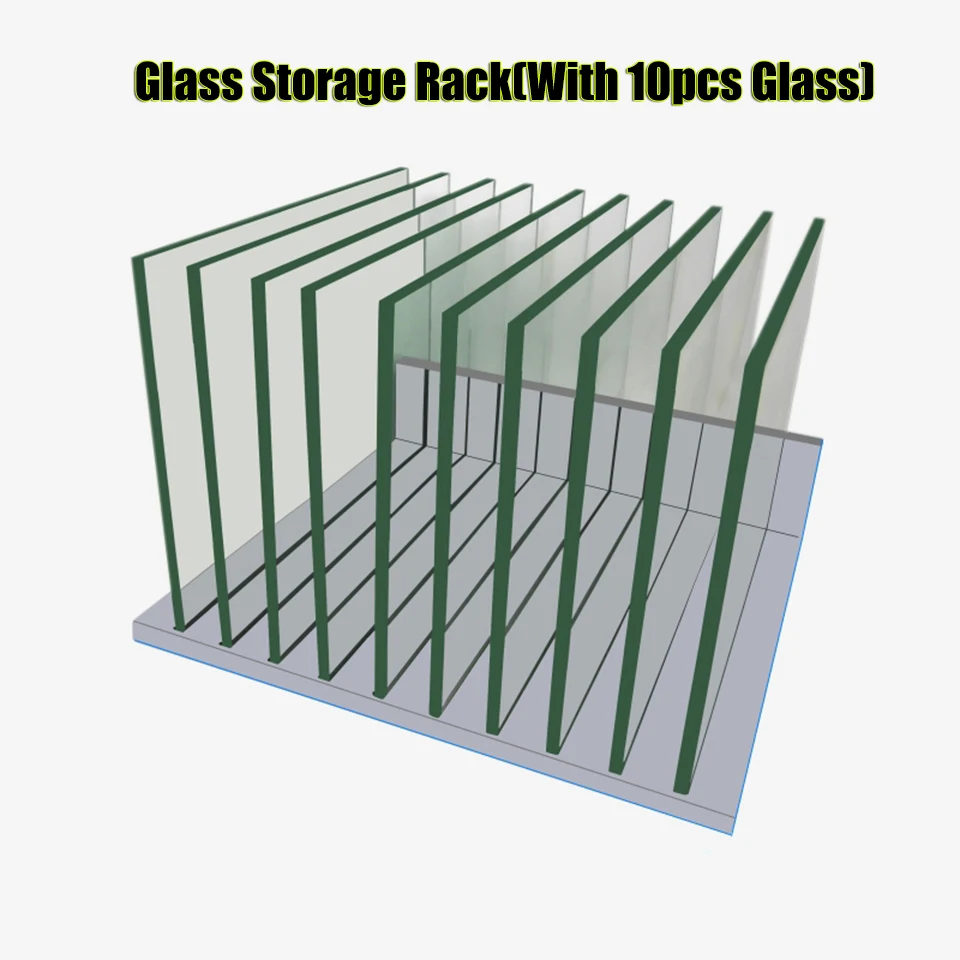 

10 шт., стеклянный держатель, подставка для тестера оконной пленки, стеллаж для хранения дисплея из алюминиевого сплава для демонстрационных инструментов AL-521