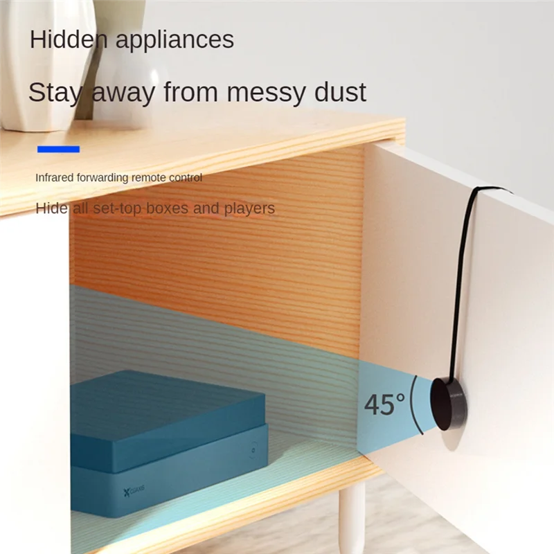 

A31R-1 PCS IR Remote Control Extender Infrared IR Remote Extender Plastic Infrared Repeater System Battery Powered IR Extender