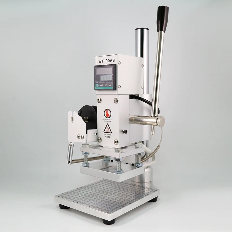 Hot Stamp Foil Press Machine DIY Stamp Mold Hot Stamper, Leather Craft