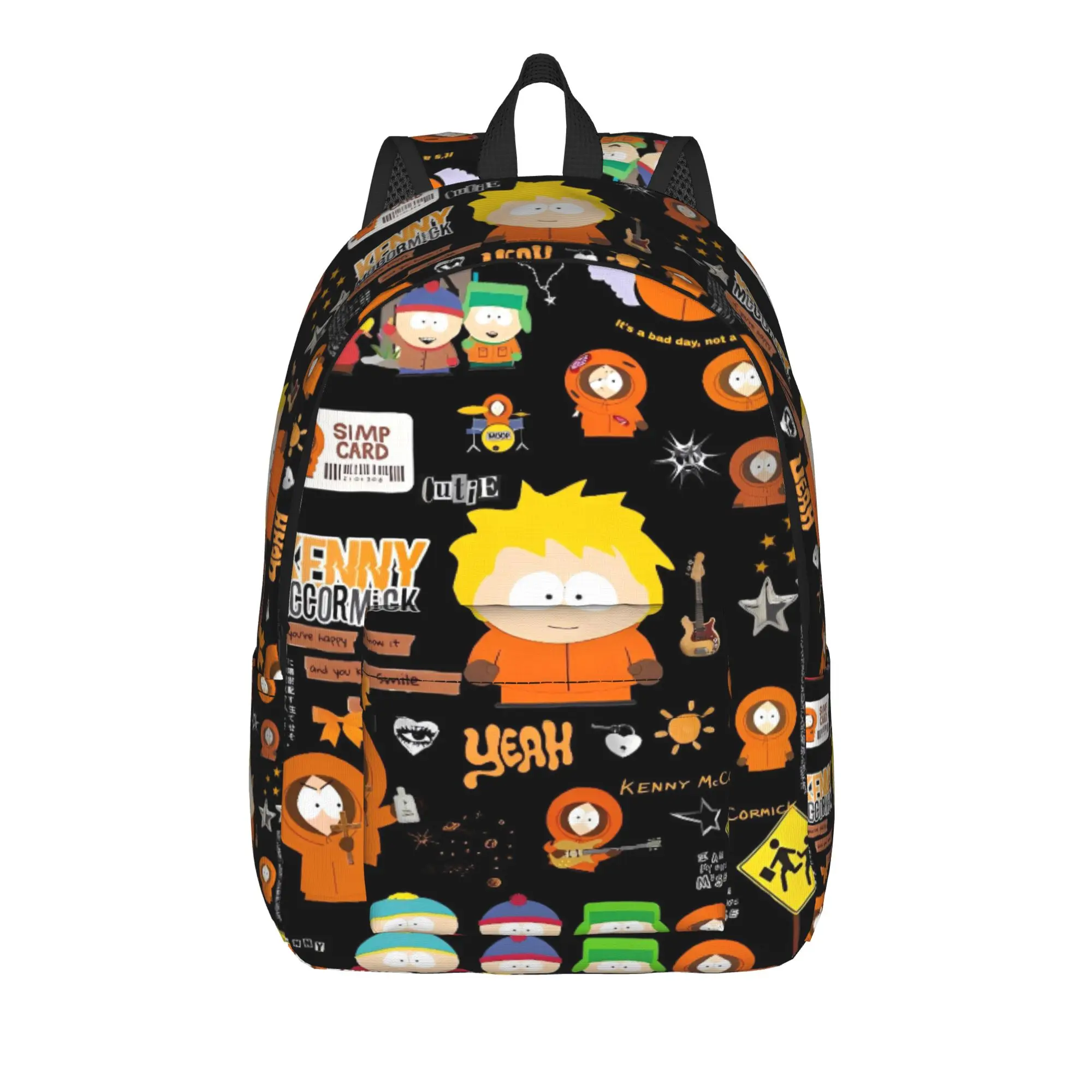 

SouthParks Backpack Student Unisex Breathable Backpacks Polyester Kawaii School Bags Outdoor Style Design Rucksack