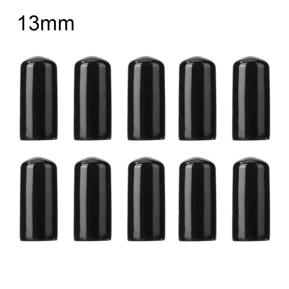 10pcs Replacement Ferrule Tip Cover Protective Case Slip-on Head Protector Snooker Billiard Accessories Rubber