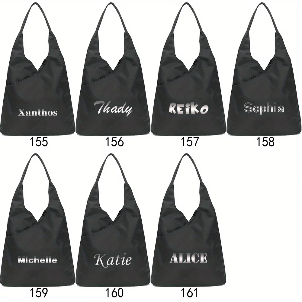 Personalized Customized Waterproof Nylon Handbag Casual Large Capacity New Women's Shopping Handbag