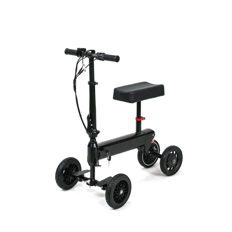 Alat Bantu Jalan Lutut MK01 dengan Ban 8 Inci, Motor 150W, untuk Penyandang Disabilitas