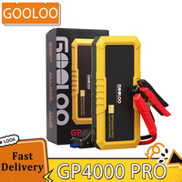 GOOLOO GP4000 PRO Jump Starter, 26800mAh Power Bank, 4000A Peak, 15V 10A DC Output, 1W White LED, 10L Diesel