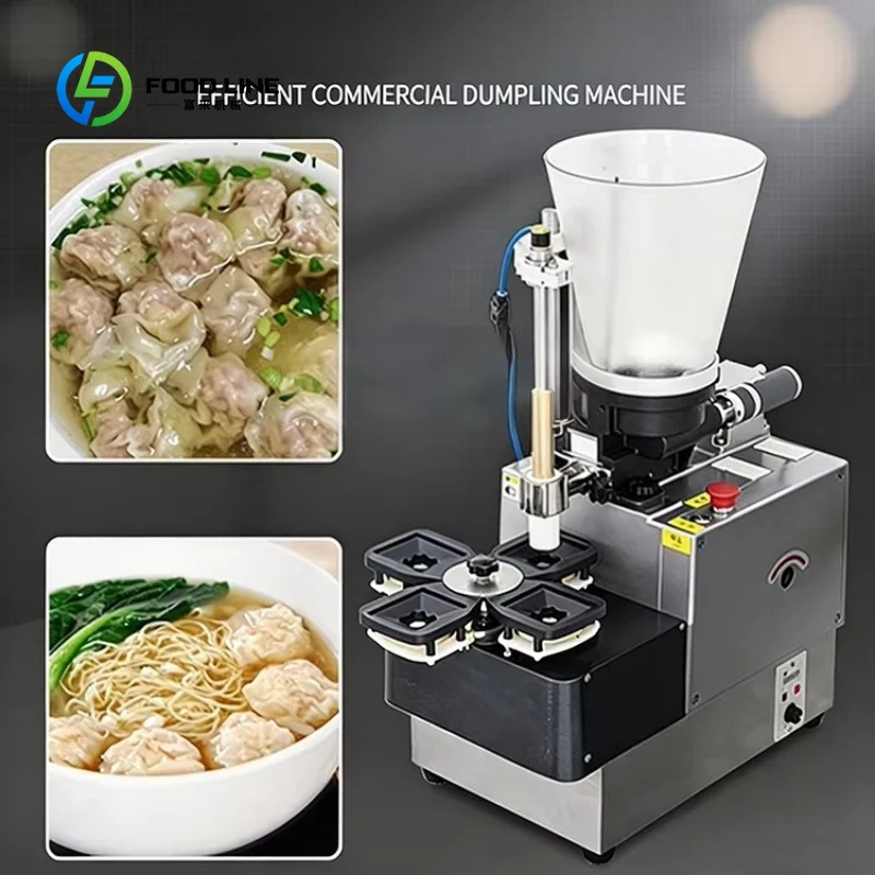 Customized Tabletop Stainless Steel Wonton Making Machine Automatic Wonton Maker Equipment for Small Catering