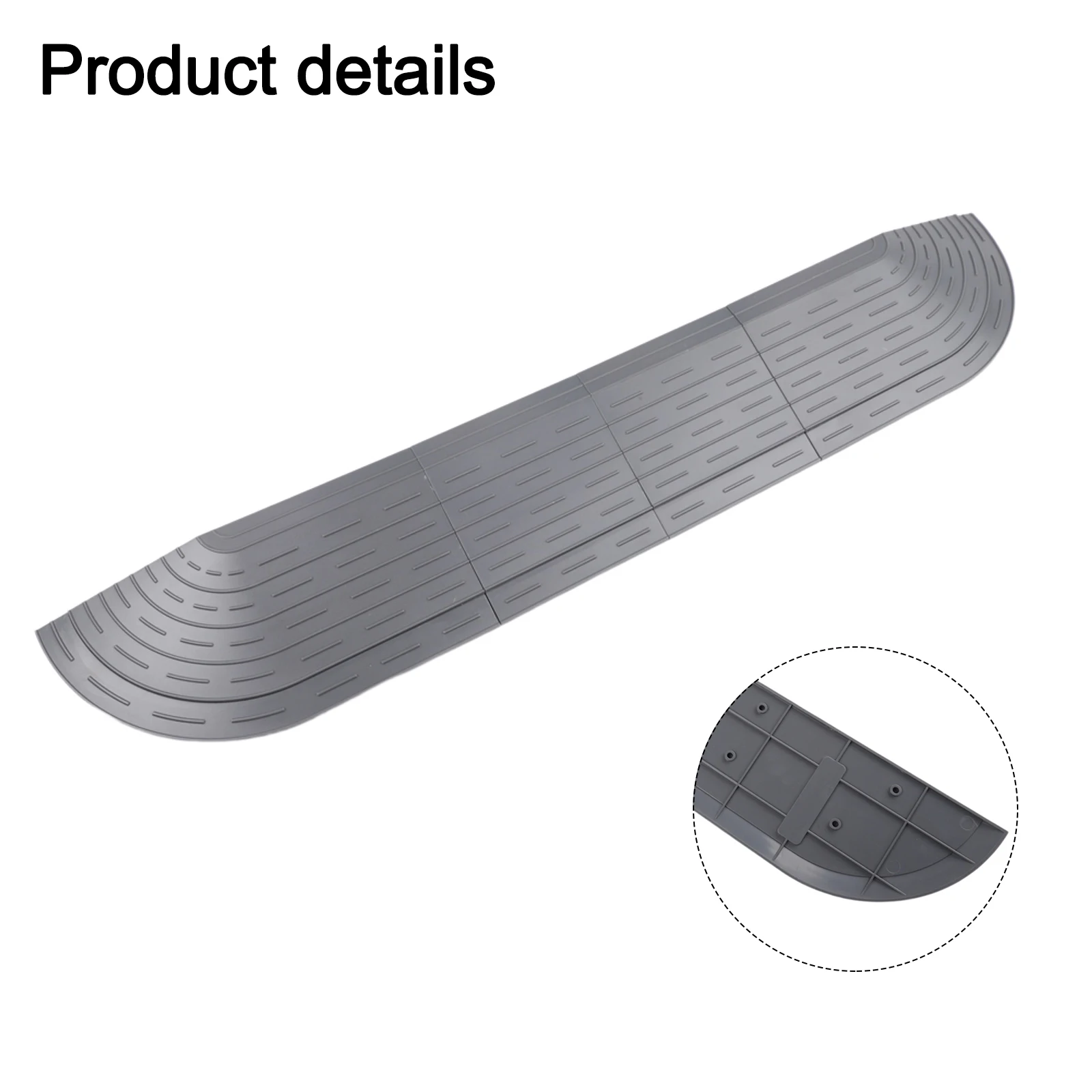 Door Threshold For Ramp For Robot Vacuum Cleaner 2.5cm Anti Slip Curb Strip For Sweeper Accessory Over Obstacle Transition Tool