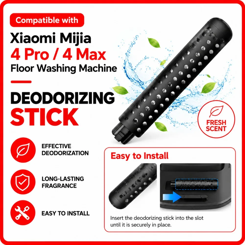 For Xiaomi Mijia 4 Pro/4 Max Replacement Deodorant Stick Wet Dry Floor Washer Spare Parts